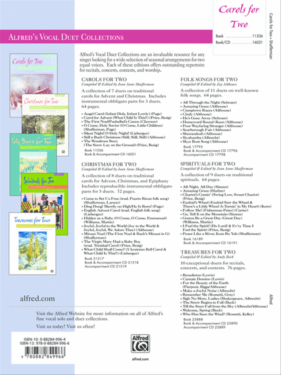 Carols for Two Small Ensemble scores gallery preview page 2