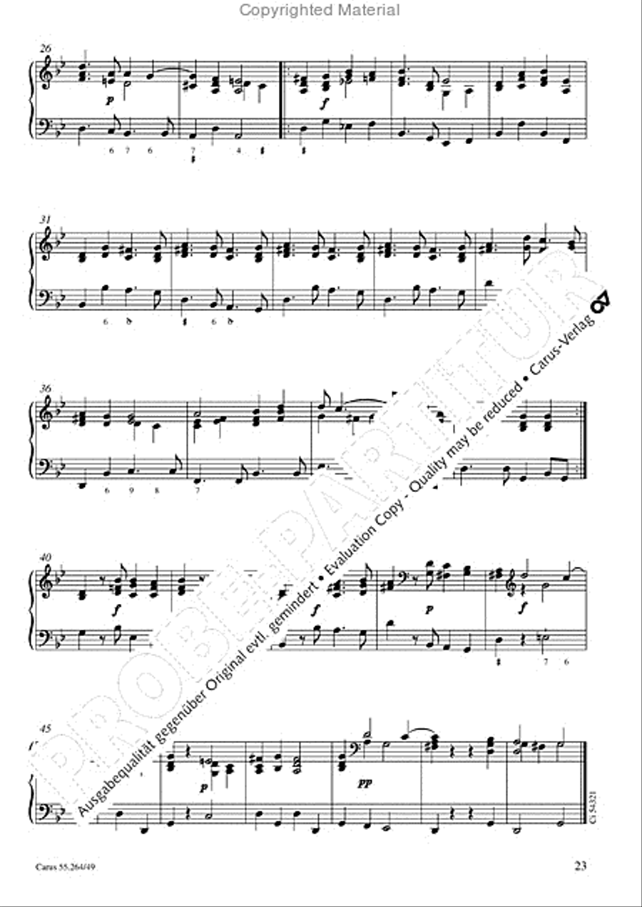 Israel in Egypt - Part I Organ scores gallery preview page 26