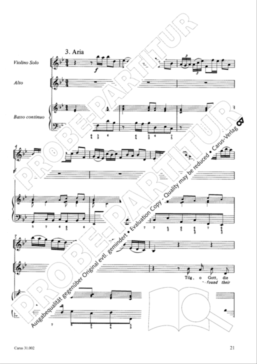 O God, from heaven look on us (Ach Gott, vom Himmel sieh darein) ATB scores gallery preview page 22