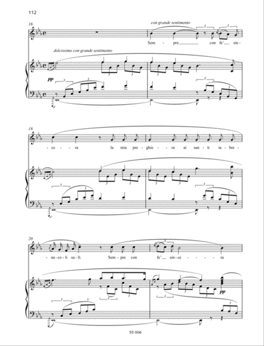 Vissi d'arte Soprano Voice scores gallery preview page 2