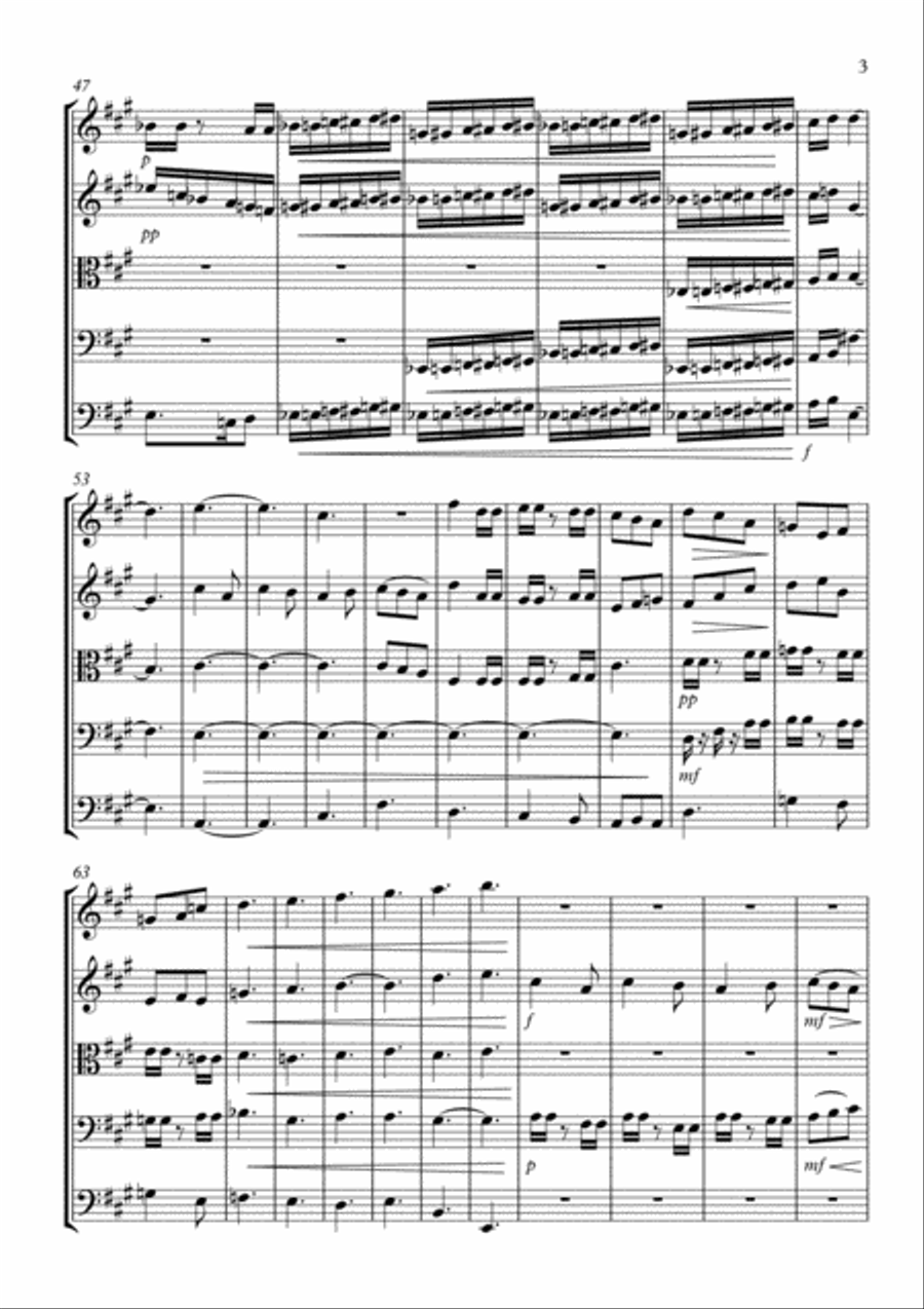 Hijos Hijos String Quintet scores gallery preview page 3