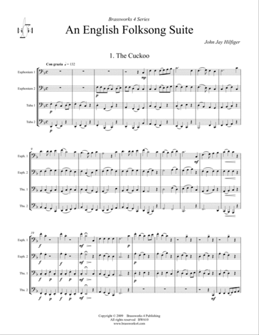 An English Folksong Suite EETT scores gallery preview page 2