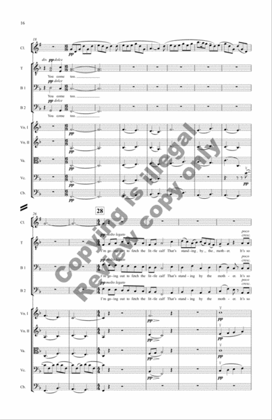 Frostiana (Score) Choir scores gallery preview page 9