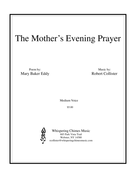 The Mother's Evening Prayer medium voice image number null