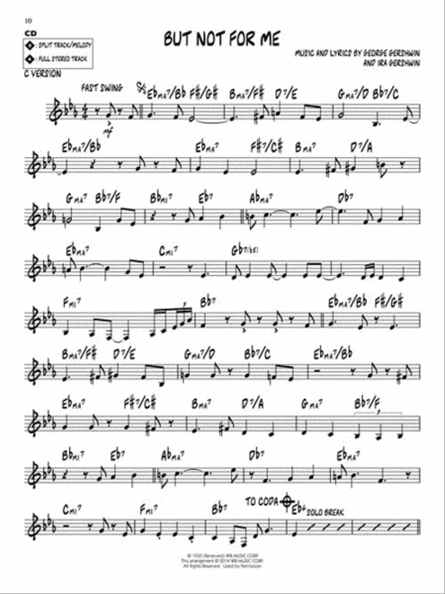 John Coltrane Standards C Instrument scores gallery preview page 4