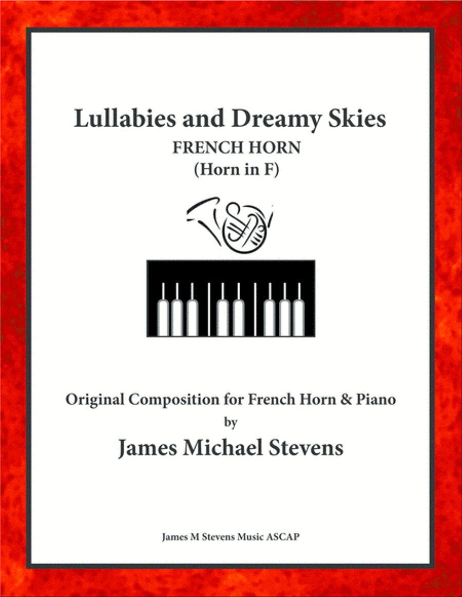 Lullabies and Dreamy Skies - French Horn & Piano Horn scores gallery preview page 1