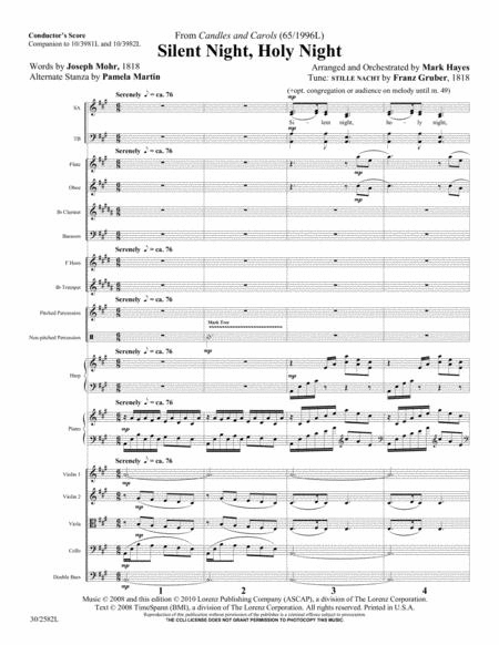 Silent Night, Holy Night - Orchestral Score and Parts image number null