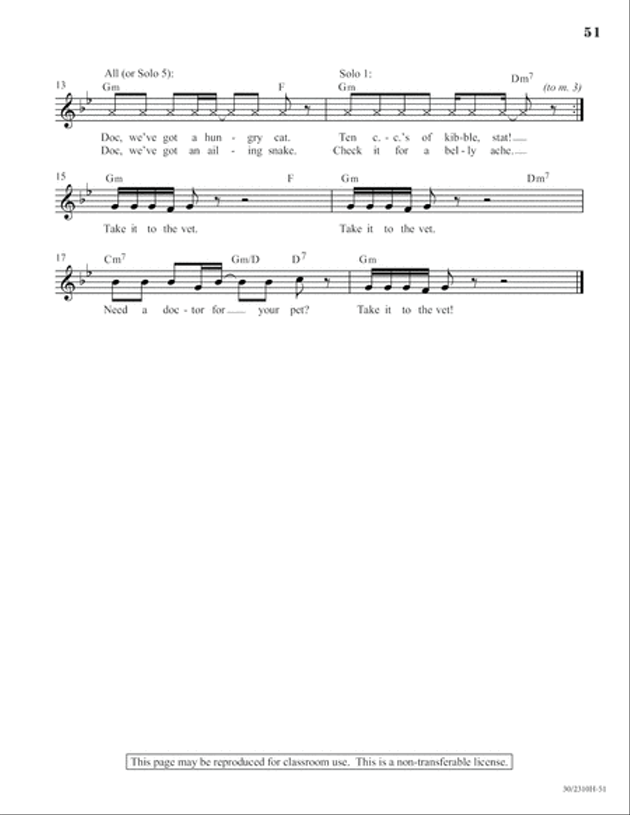 The Box Unison Choir scores gallery preview page 52