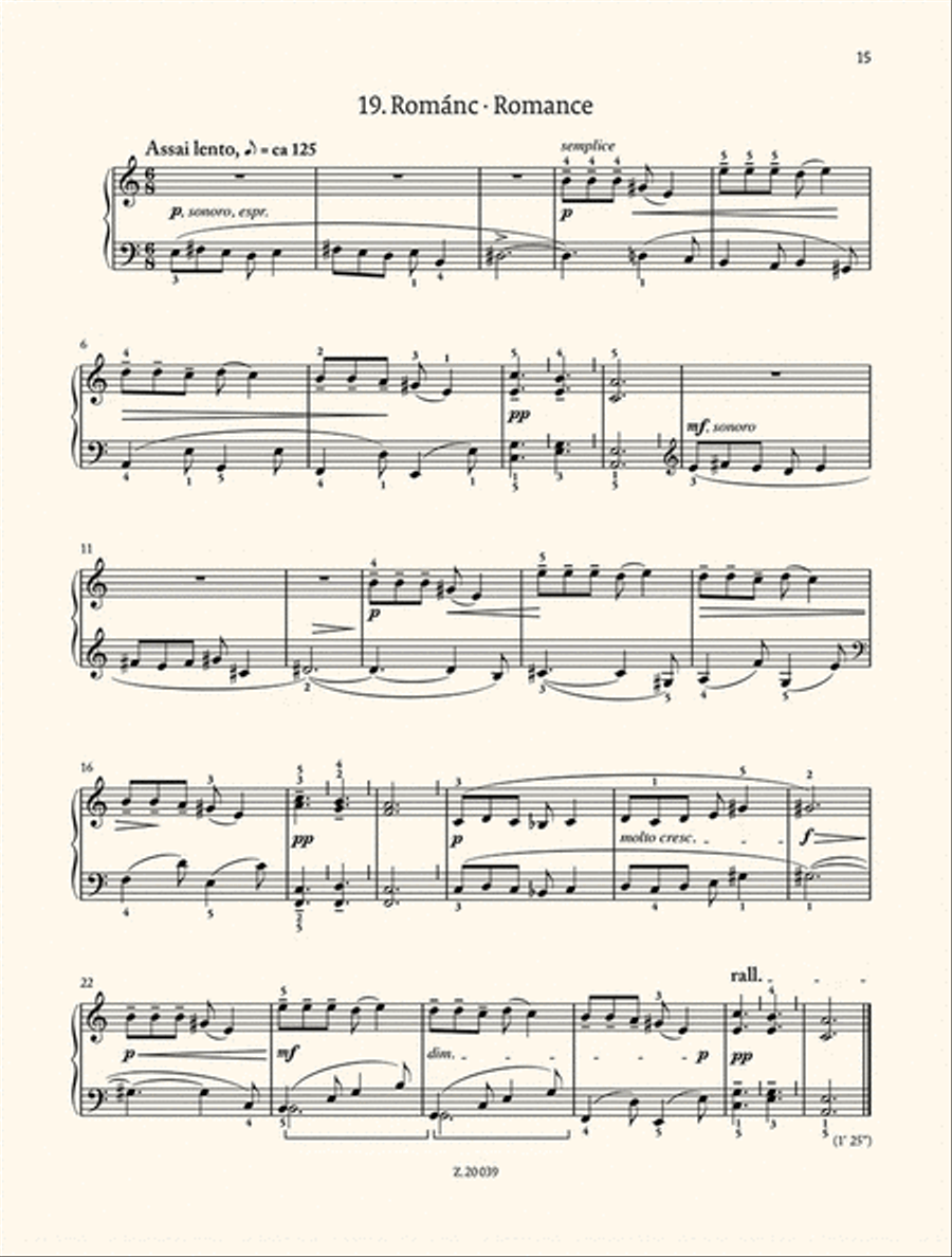 For Children Vol. 2 Piano Solo scores gallery preview page 4