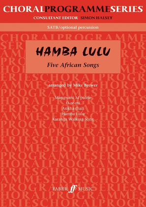 Book cover for Hamba Lulu Satb Opt Percussion