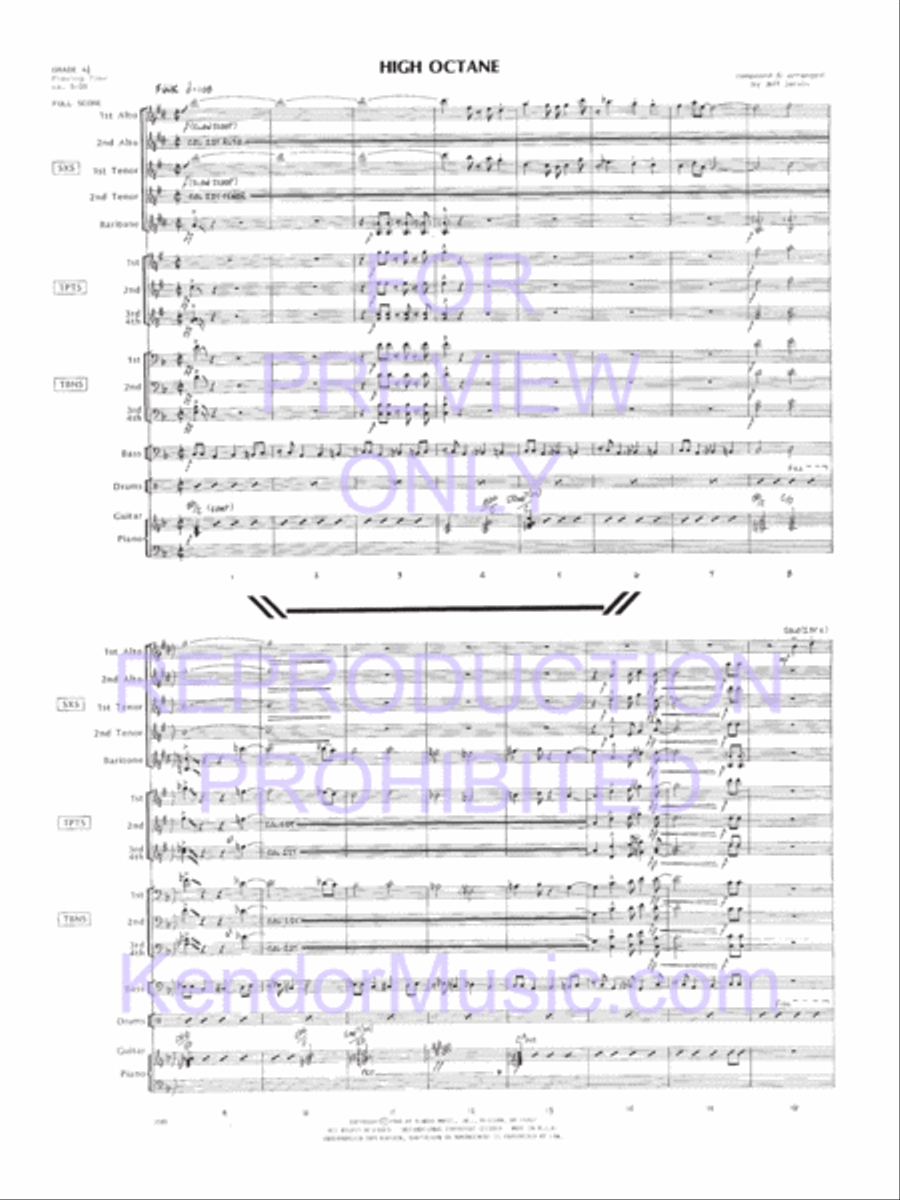 High Octane High Octane Jazz Ensemble scores gallery preview page 2