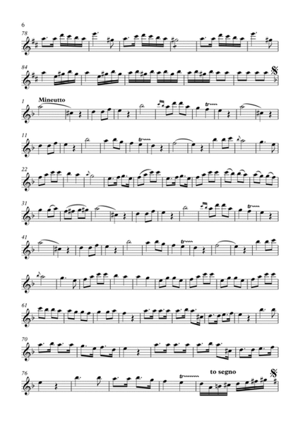 Six Duos Concertantes for Flute and Viola - Flute part