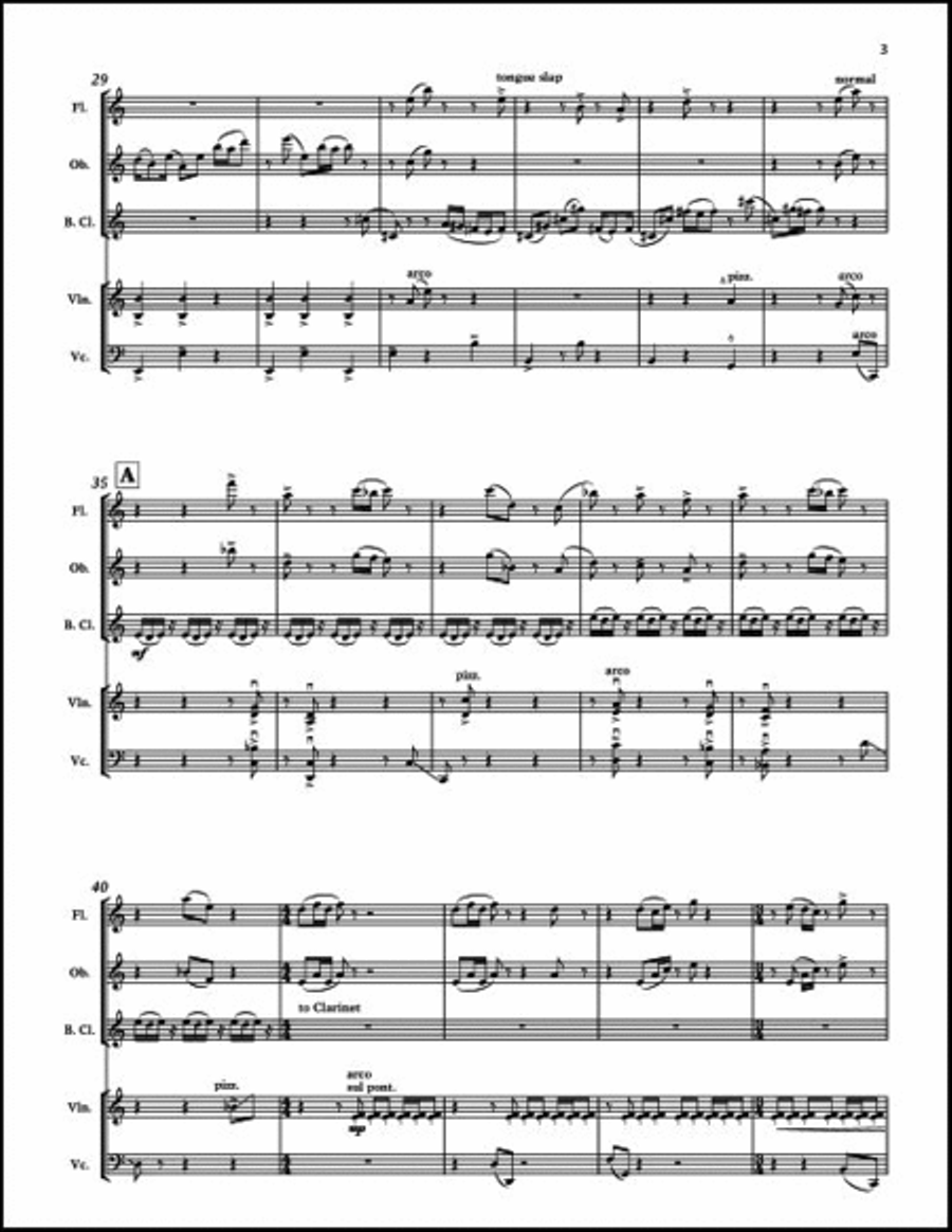 Ruby's Ascent Ruby's Ascent Bass Clarinet scores gallery preview page 5