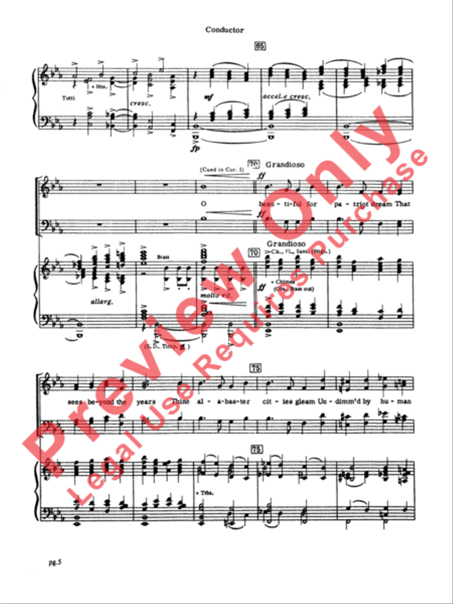 From Sea to Shining Sea Concert Band scores gallery preview page 7