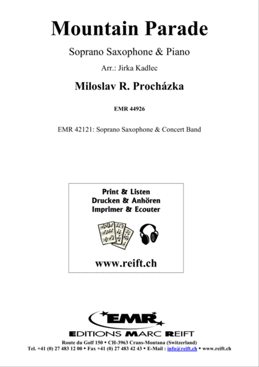Mountain Parade Soprano Saxophone scores gallery preview page 2