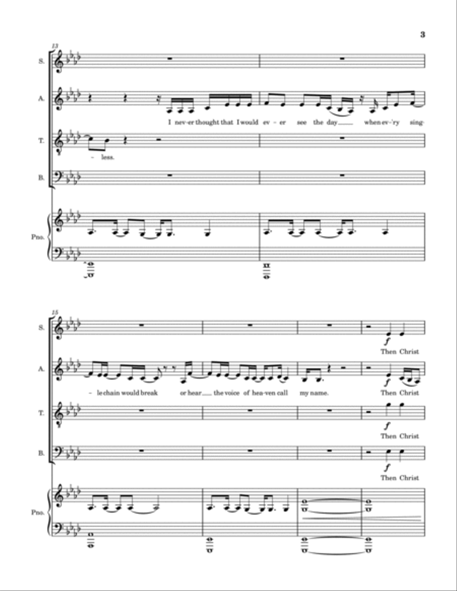 Then Christ Came Then Christ Came 4-Part scores gallery preview page 4