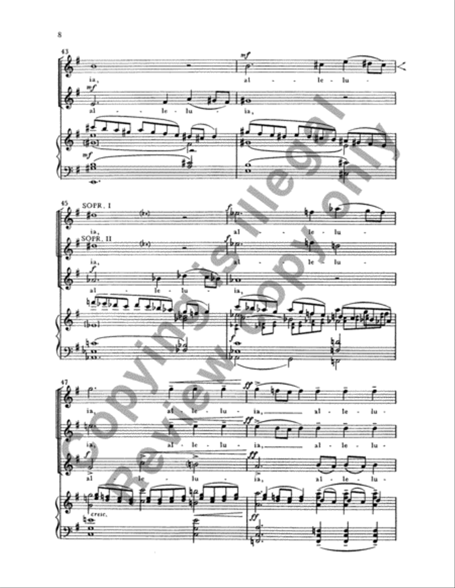 Alleluia, Amen Alleluia, Amen SSAA scores gallery preview page 27