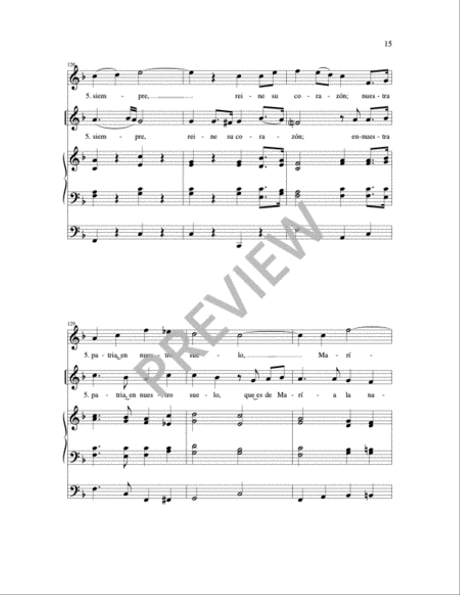 Tu Reinaras Tu Reinaras 4-Part scores gallery preview page 12