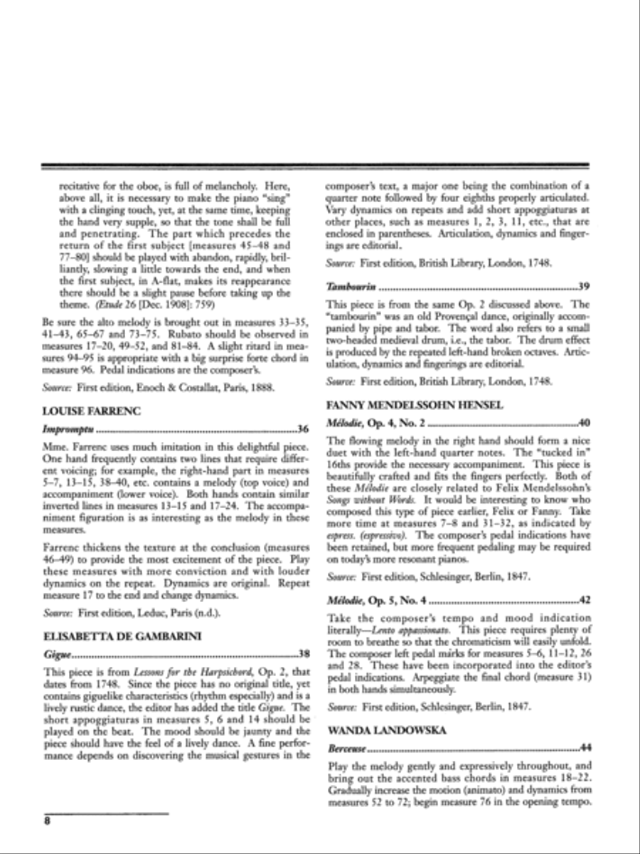 At the Piano with Women Composers Piano Solo scores gallery preview page 8
