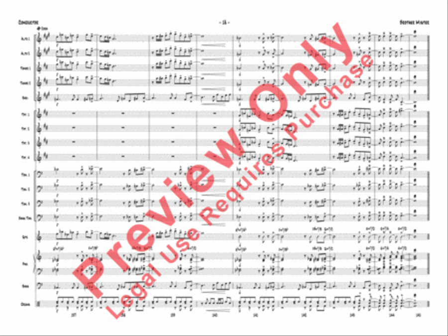 Brother Mister Jazz Ensemble scores gallery preview page 41