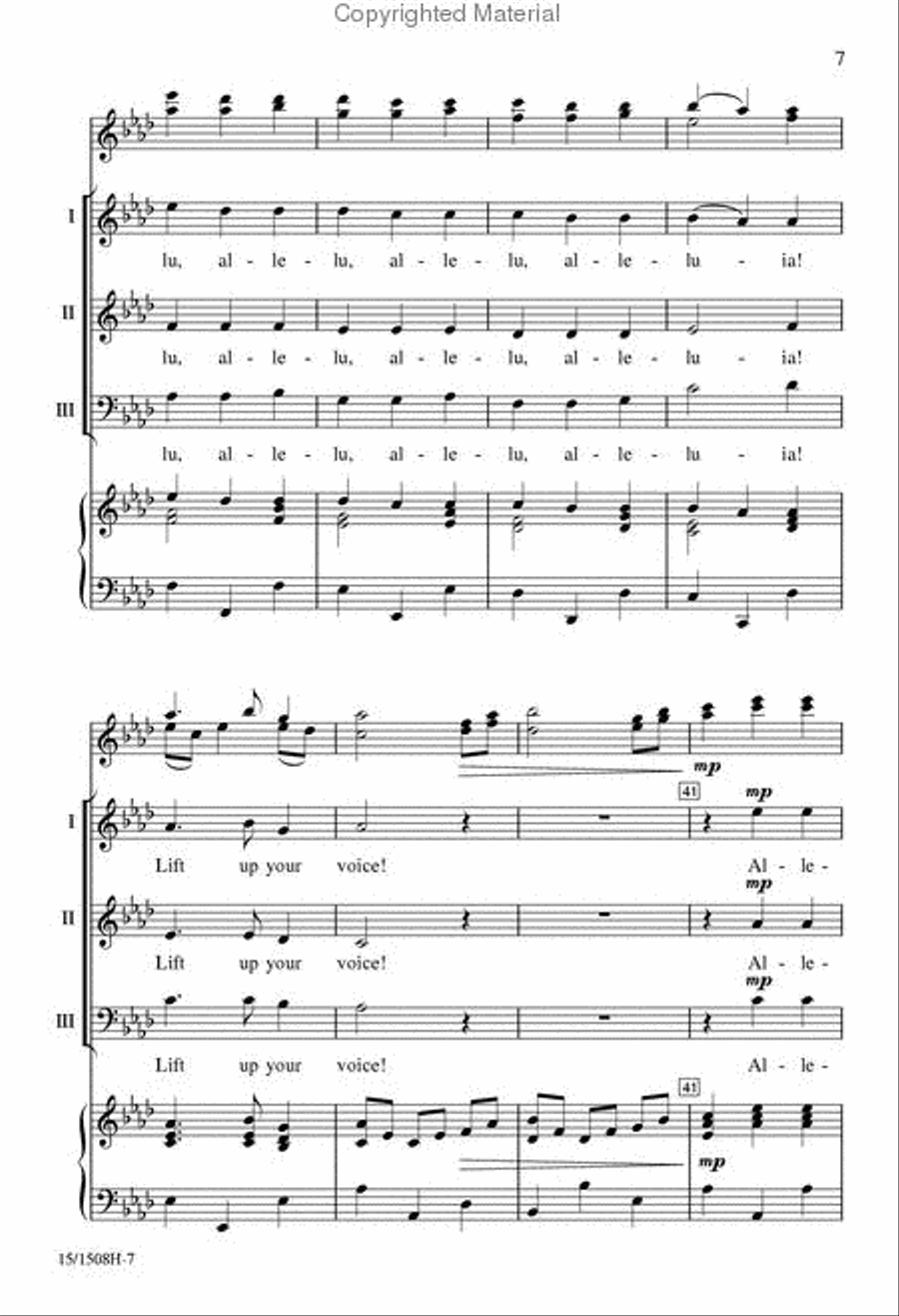Lift Up Your Voice 4-Part scores gallery preview page 6