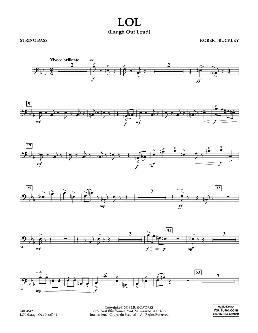 LOL (Laugh Out Loud) - String Bass