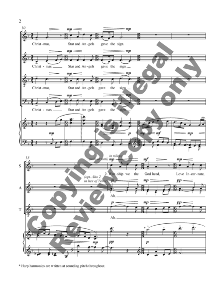 Love came down at Christmas (Choral Score) image number null