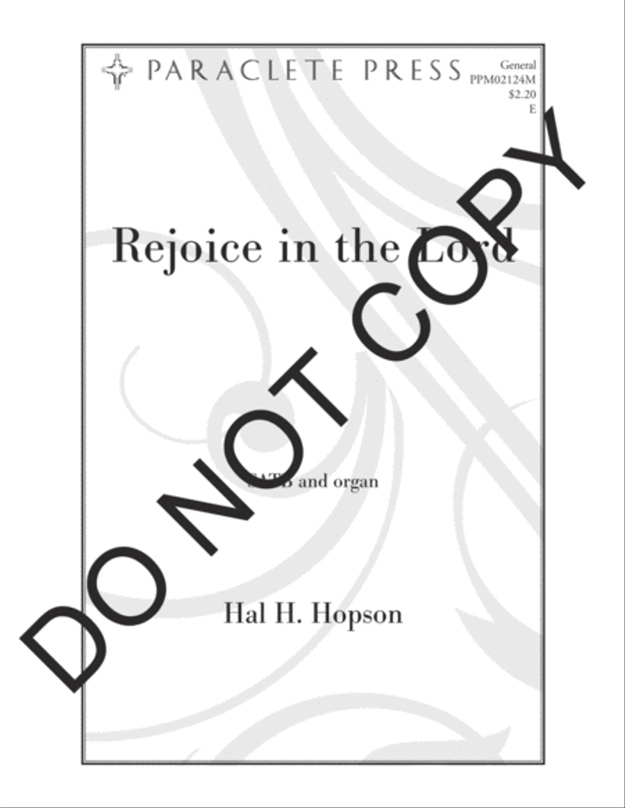 Rejoice in the Lord Rejoice in the Lord 4-Part scores gallery preview page 2