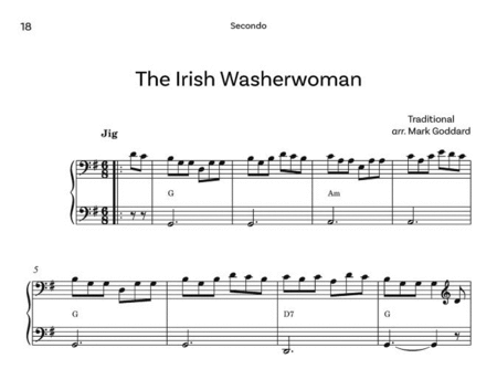Irish Folk Music for Piano Duet