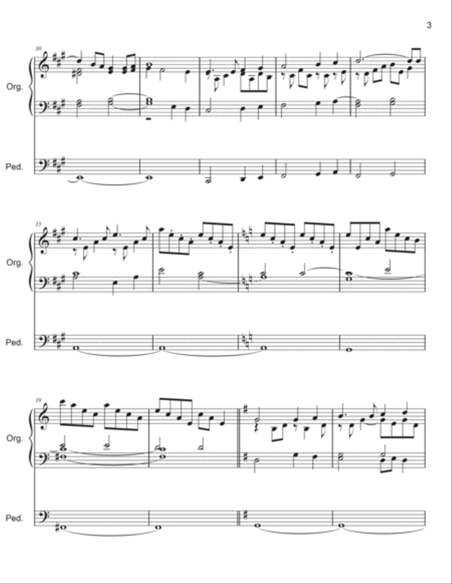 Postlude on Duke Street for Solo Organ Organ Solo scores gallery preview page 4
