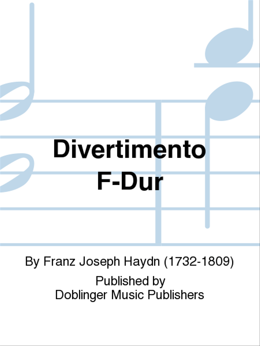 Divertimento F-Dur Flute scores gallery preview page 1