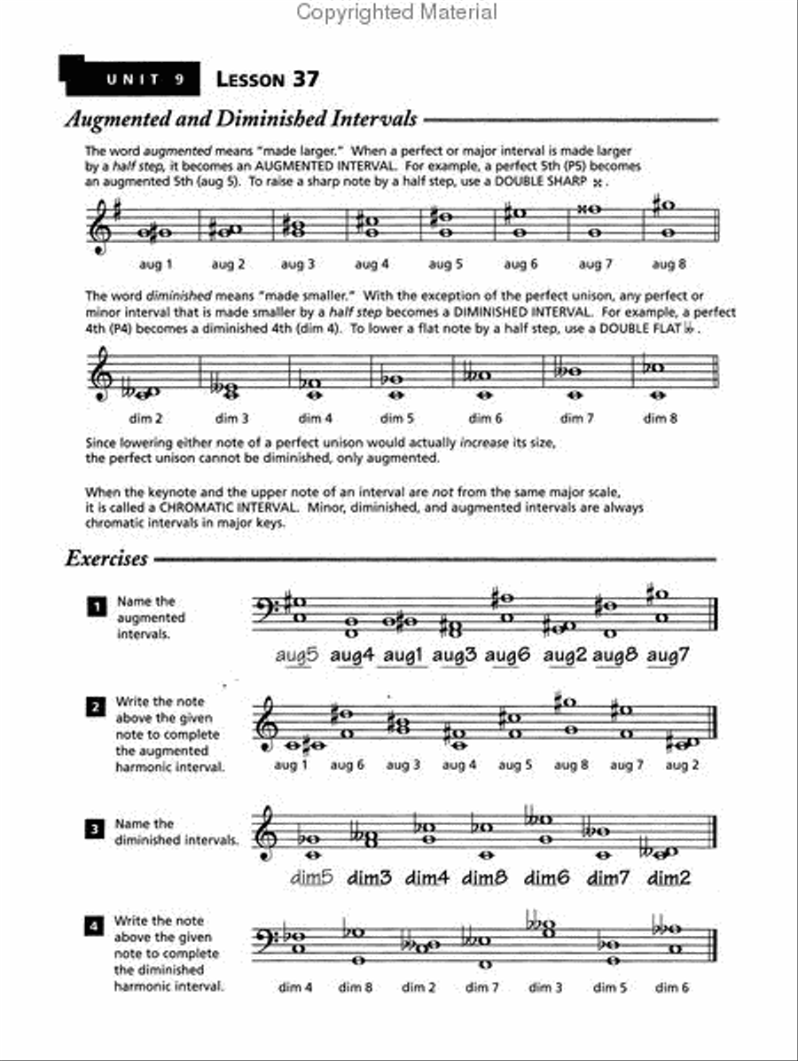 Alfred's Essentials of Music Theory CD scores gallery preview page 4