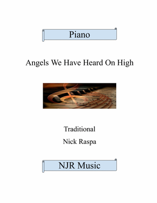 Angels We Have Heard On High (adv int) piano