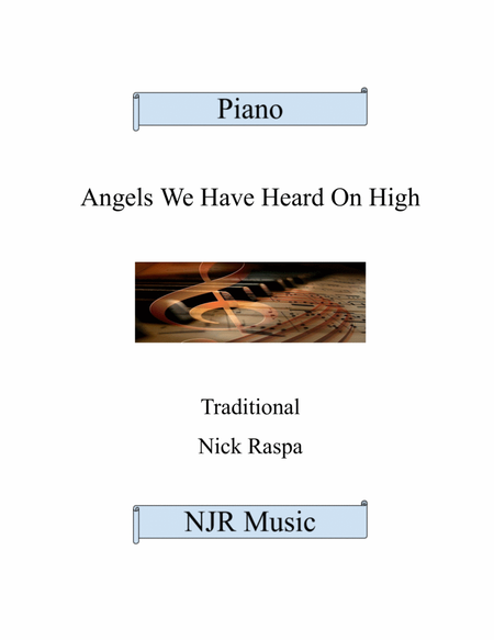 Angels We Have Heard On High (adv int) piano image number null