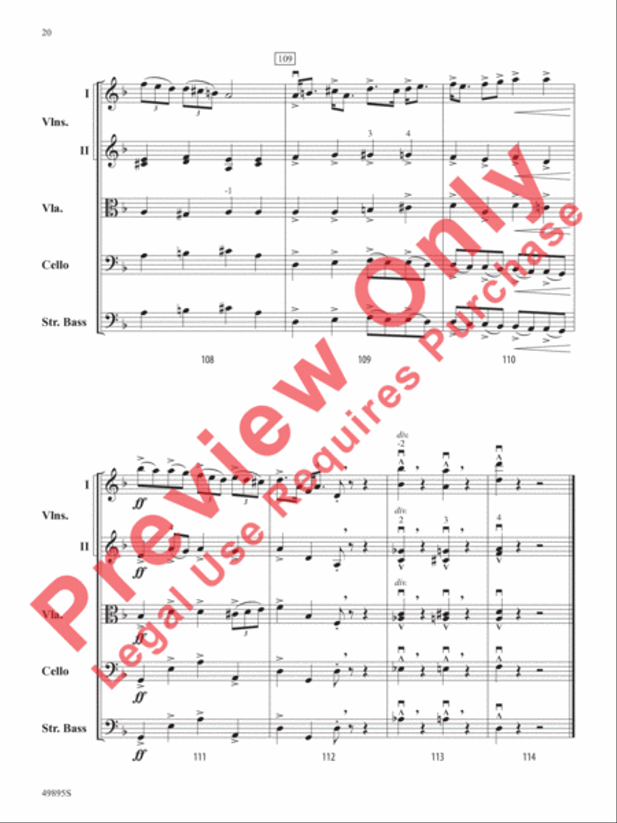 Intermezzo String Orchestra scores gallery preview page 21