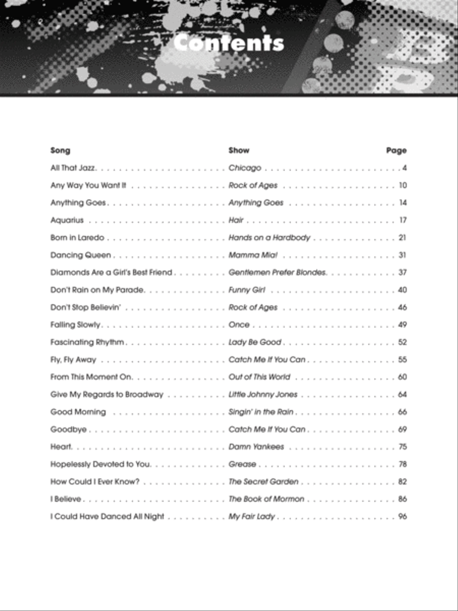 The Giant Book of Broadway Sheet Music Easy Piano scores gallery preview page 2