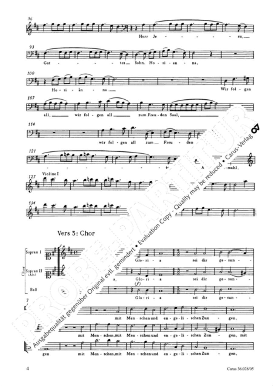 Wake, o wake and hear the voices 3-Part scores gallery preview page 5