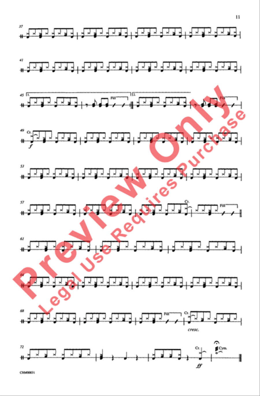 Rock Around the Clock 4-Part scores gallery preview page 11