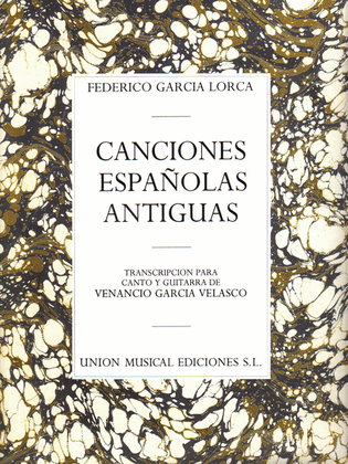 Book cover for Canciones Espanolas Antiguas