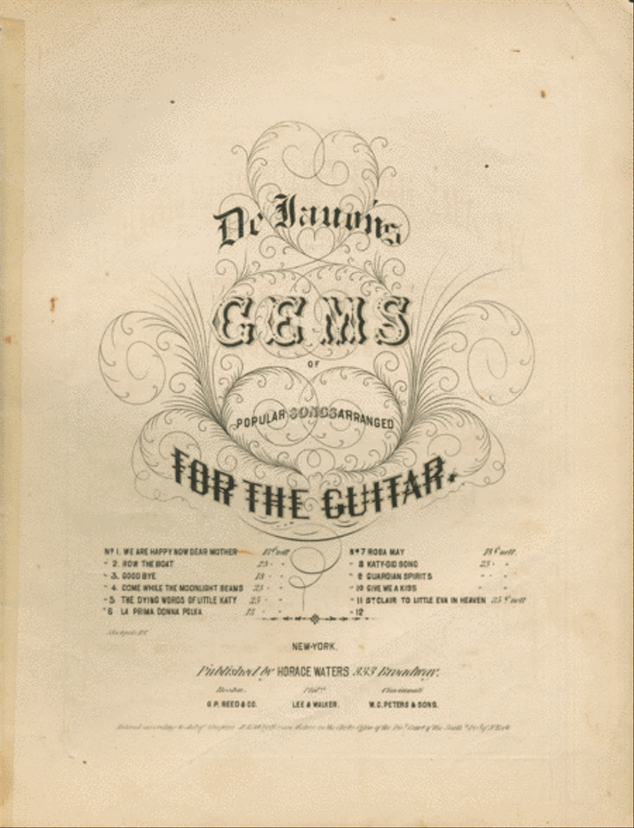 We are happy Now Dear Mother Guitar scores gallery preview page 1