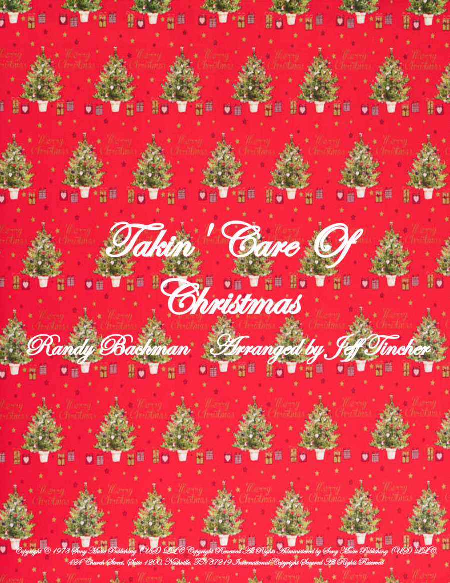 Takin' Care Of Christmas Takin' Care Of Christmas Piano, Vocal, Guitar scores gallery preview page 1