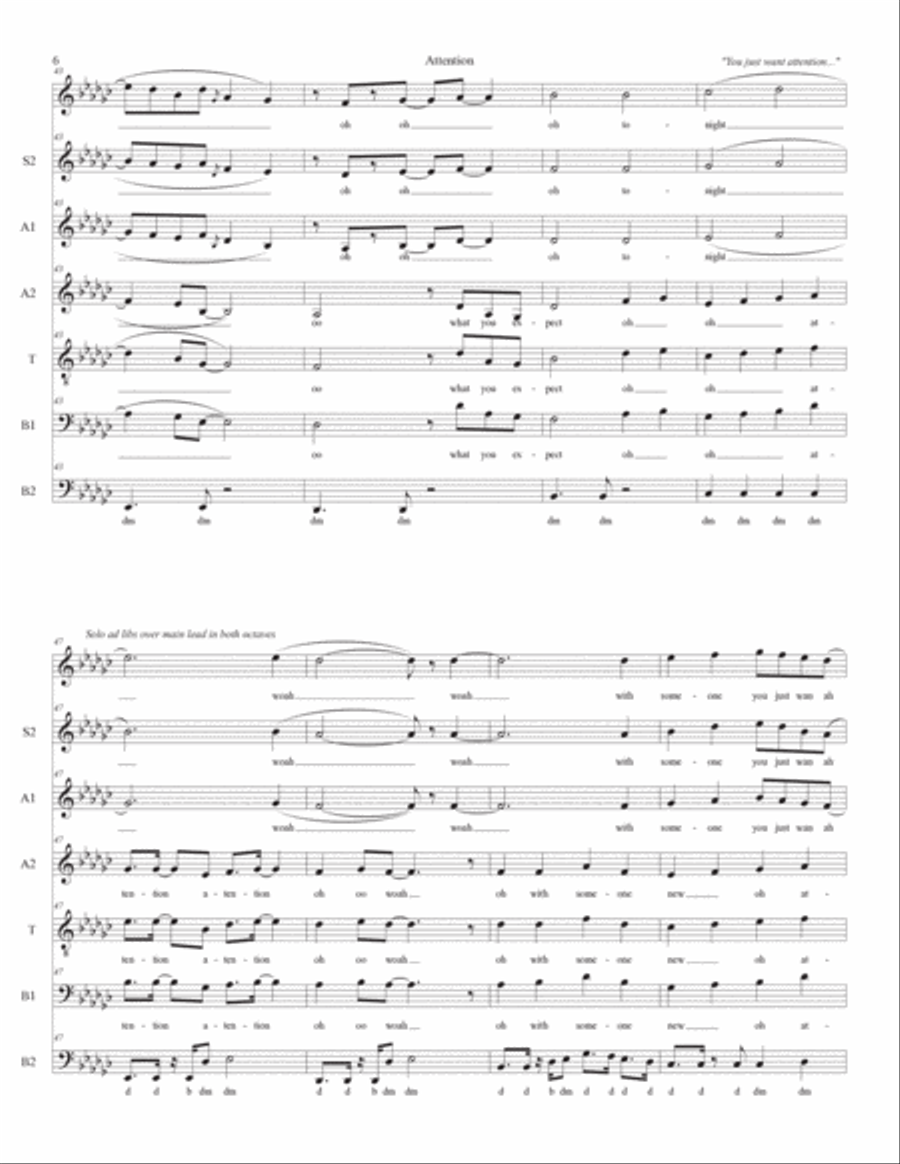 Attention Divisi scores gallery preview page 6