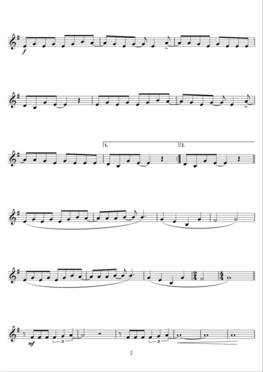 Gimme! Gimme! Gimme! (A Man After Midnight) Clarinet Solo scores gallery preview page 2