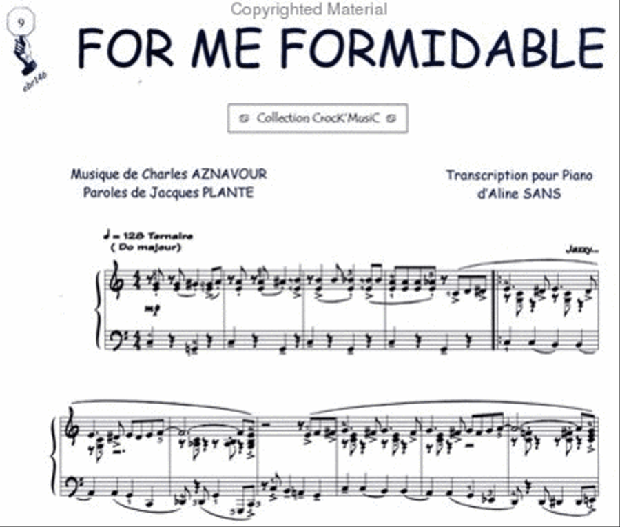 For me formidable (Collection CrocK'MusiC) Piano Solo scores gallery preview page 2