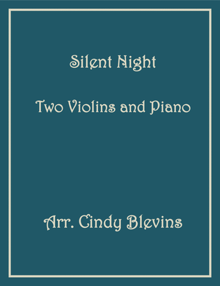 Book cover for Silent Night, Two Violins and Piano