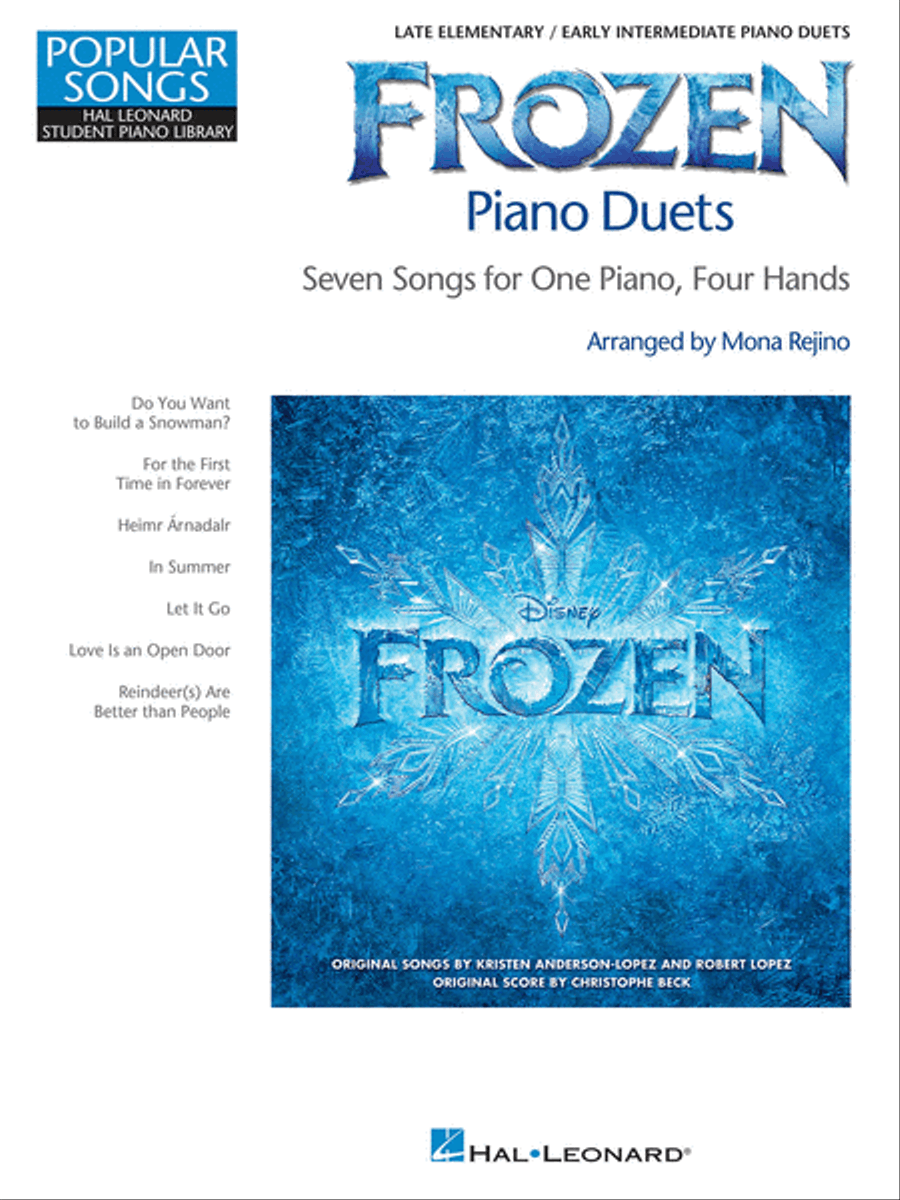 Frozen Piano Duets Piano Method scores gallery preview page 1