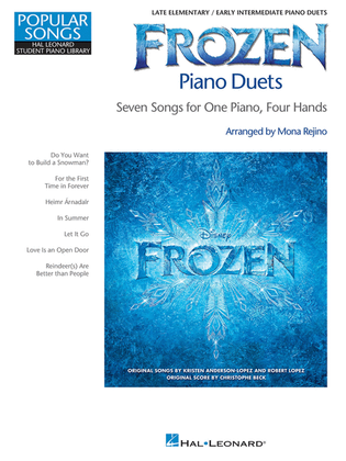 Book cover for Frozen Piano Duets