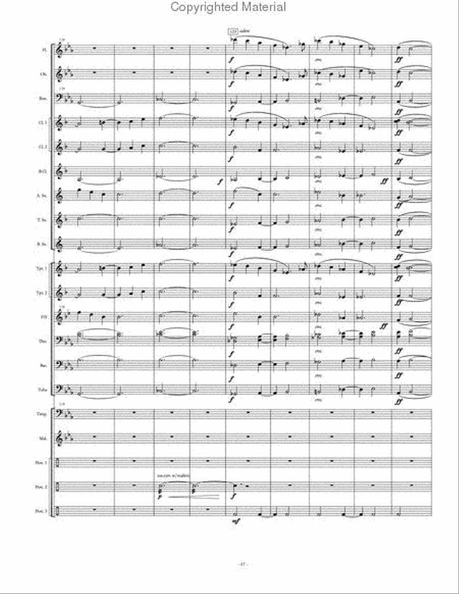 Monuments Concert Band scores gallery preview page 18