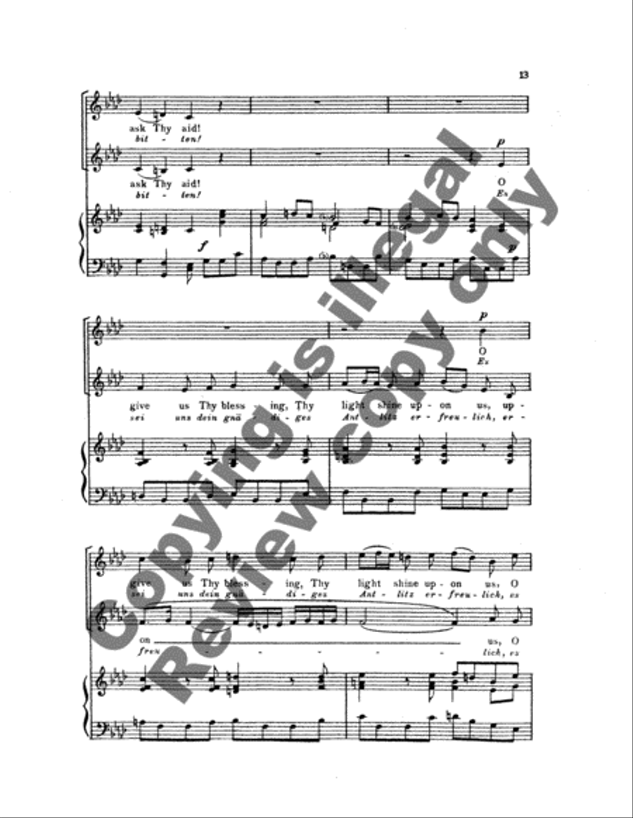 Wir eilen mit schwachen, doch emsigen Schritten (We Hurry with Tired, Unfaltering Footsteps) SA scores gallery preview page 15