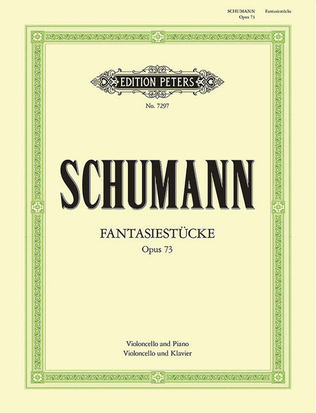 Book cover for Fantasiestücke op. 73 for Cello and Piano